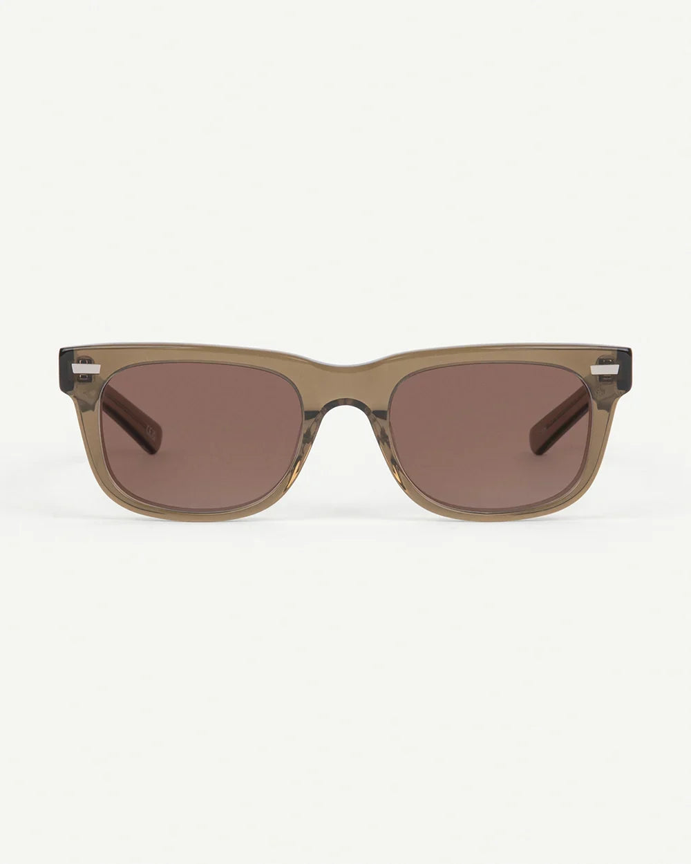 DECADE eyewear MELVIN 80s CRYSTAL OLIVE / BROWN ディケイド アイ
