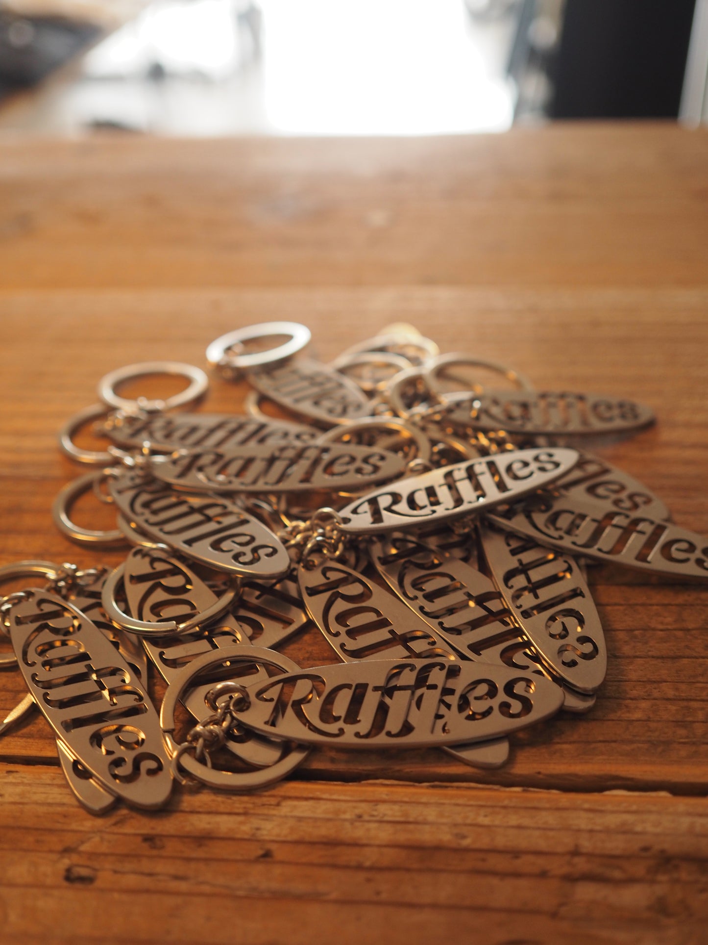 Raffles original key tag