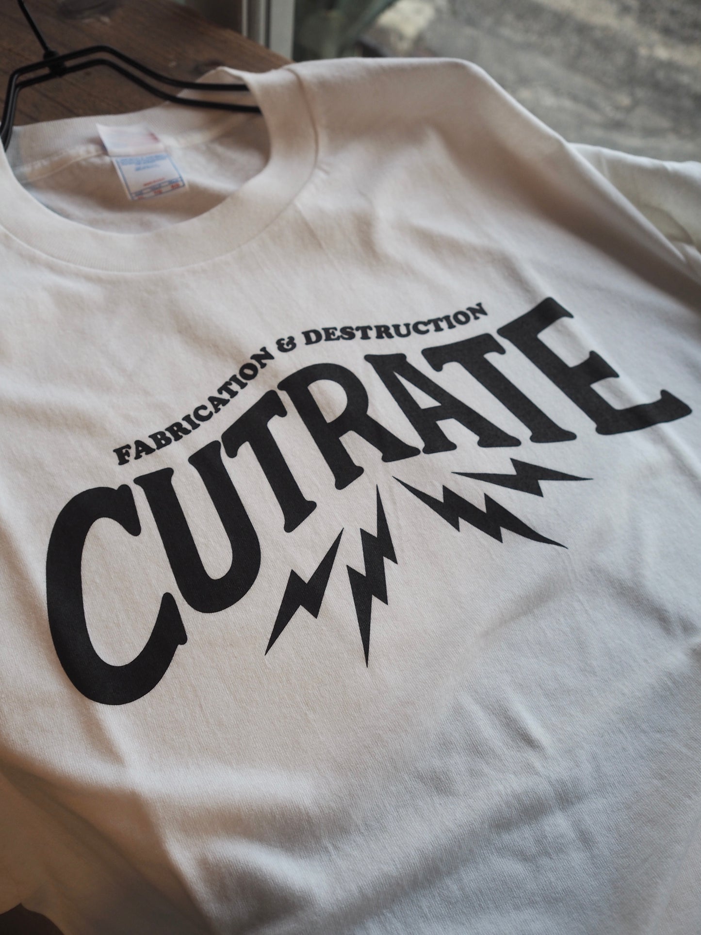 The Cutrate logo T-shirt