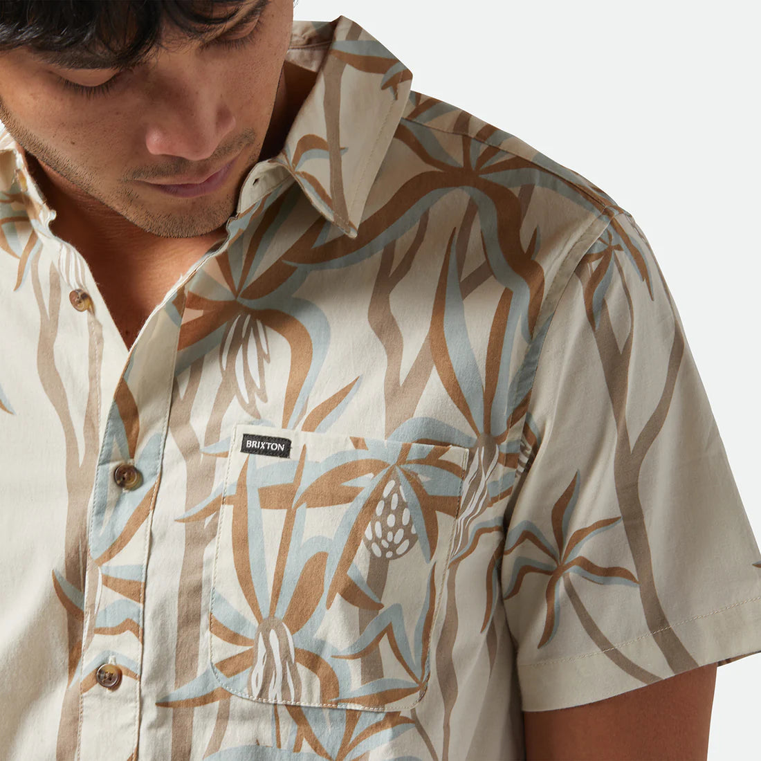 BRIXTON CHARTER PRINT S/S WVN