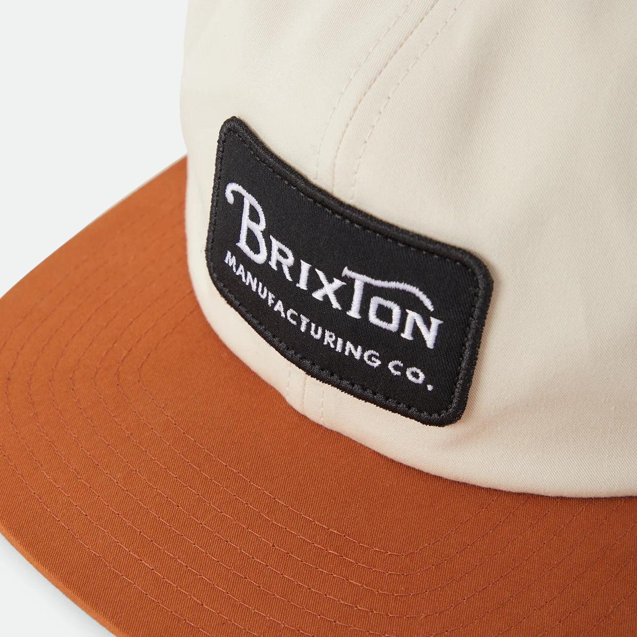 BRIXTON GRADE SNAPBACK - WHITECAP/CARAMEL
