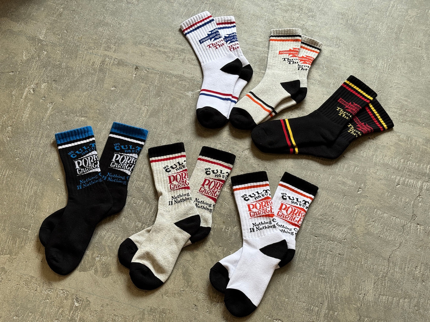 PORKCHOP GARAGE SUPPLY BAR&SHIELD SOX ポークチョップガレージサプライ バー&シールド ソックス
