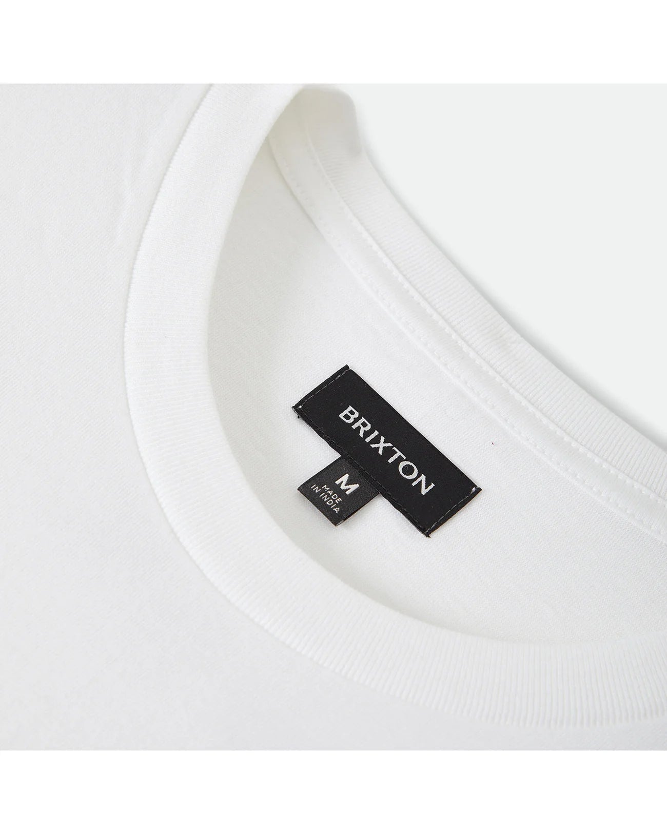 BRIXTON BURGER SHE WROTE POCKET TEE - WHITE