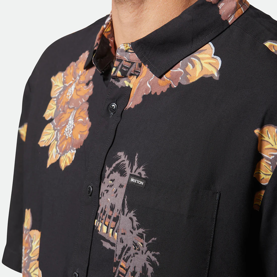 BRIXTON CRU PRINT RELAXED short sleeve shirt