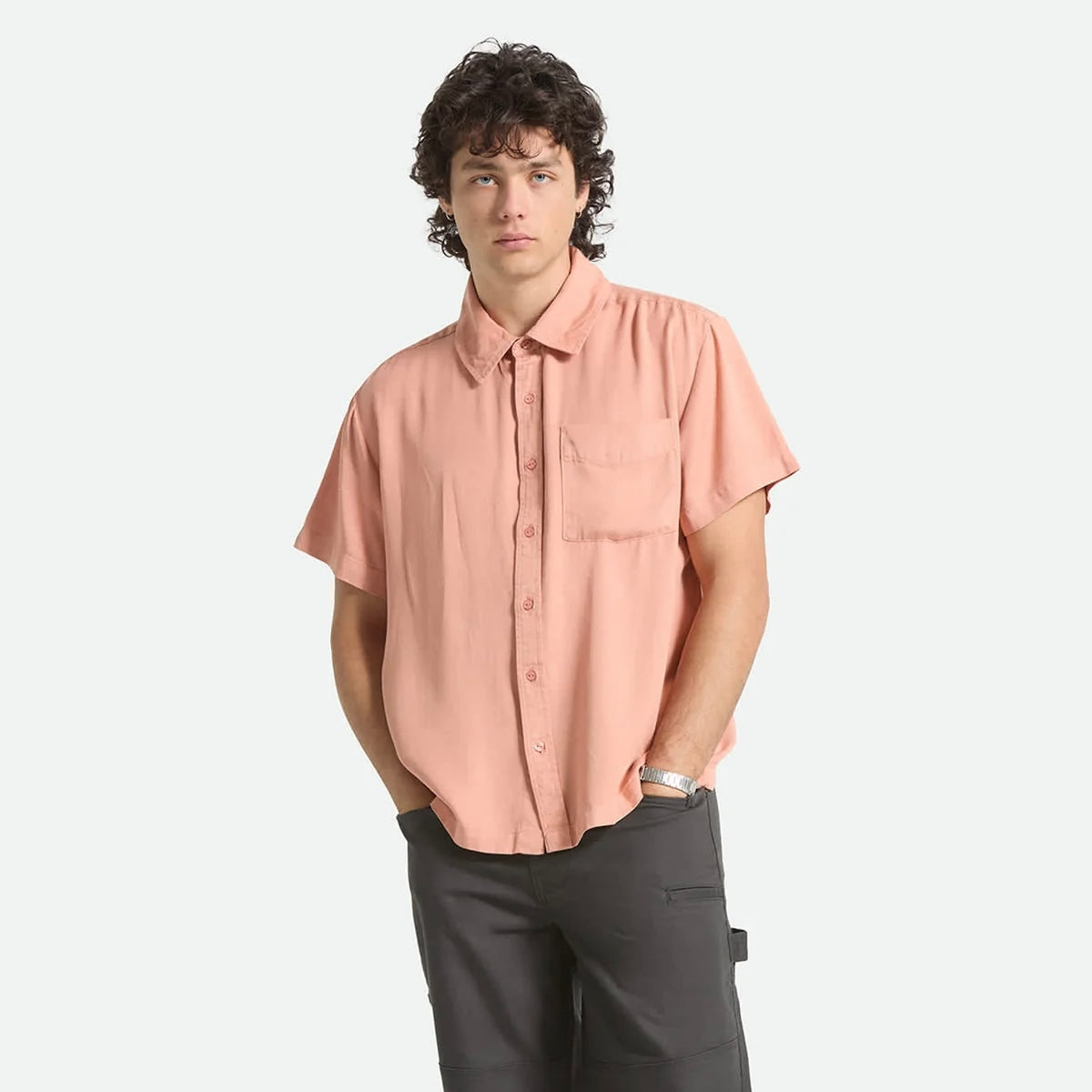 BRIXTON COOLING COMFORT S/S WVN ブリクストン クーリングコンフォートショートスリーブシャツ