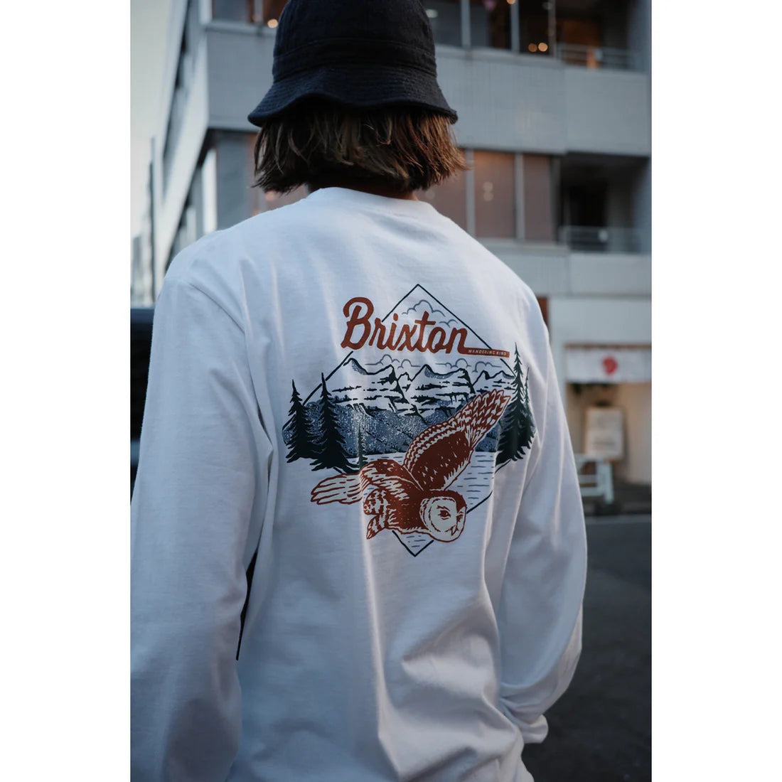BRIXTON DRIFTWAY L/S STT - WHITE