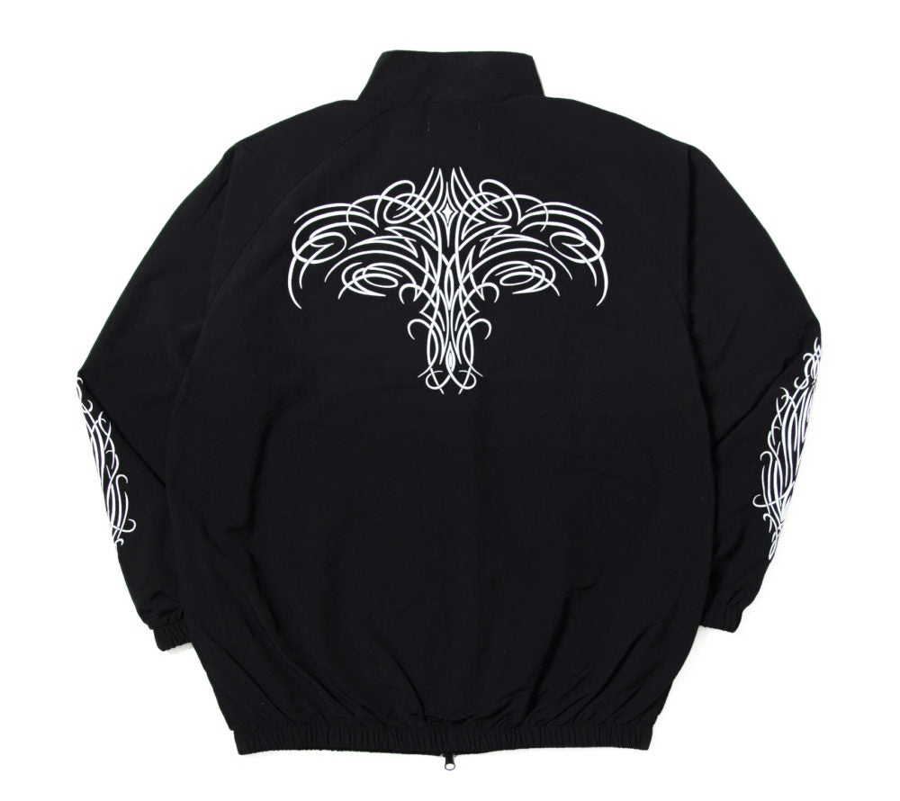 CUT RATE PINSTRIPE NYLON TRACK JACKET カットレイト ピンストライプ
