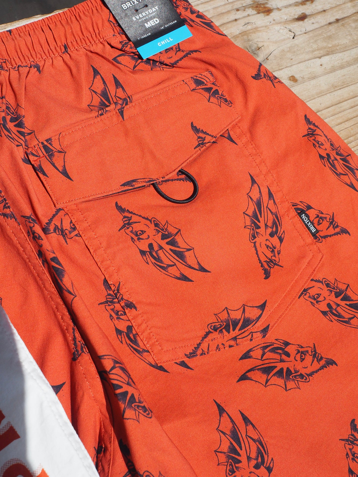 BRIXTON EVERYDAY HYBRID SHORT 7" - AMBER TERRAIN ブリクストン エブリデイ ハイブリッド ショーツ