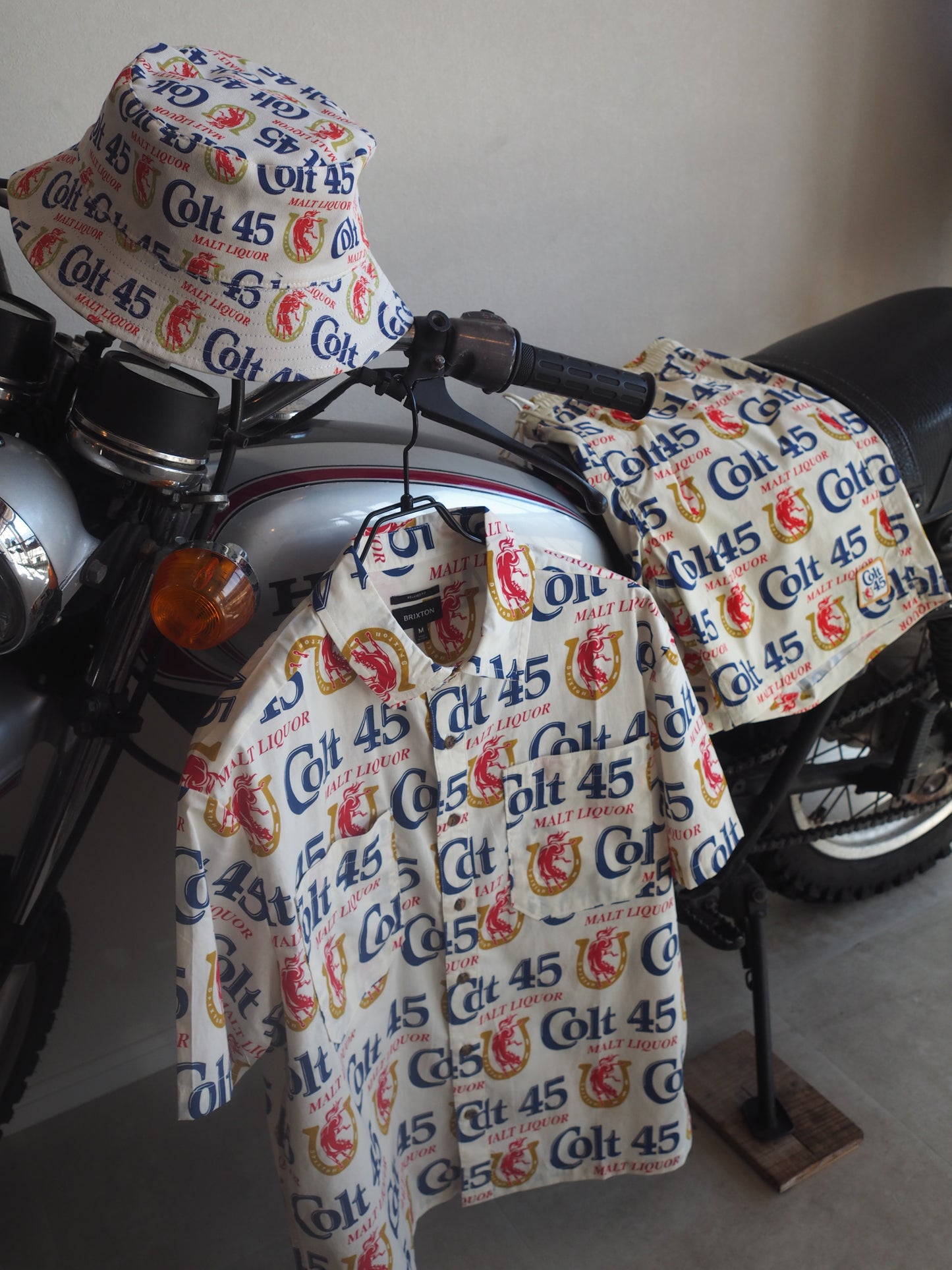 BRIXTON Colt45 x brixton S/S WVN - MULTI ブリクストン コルト45 ショートスリーブシャツ