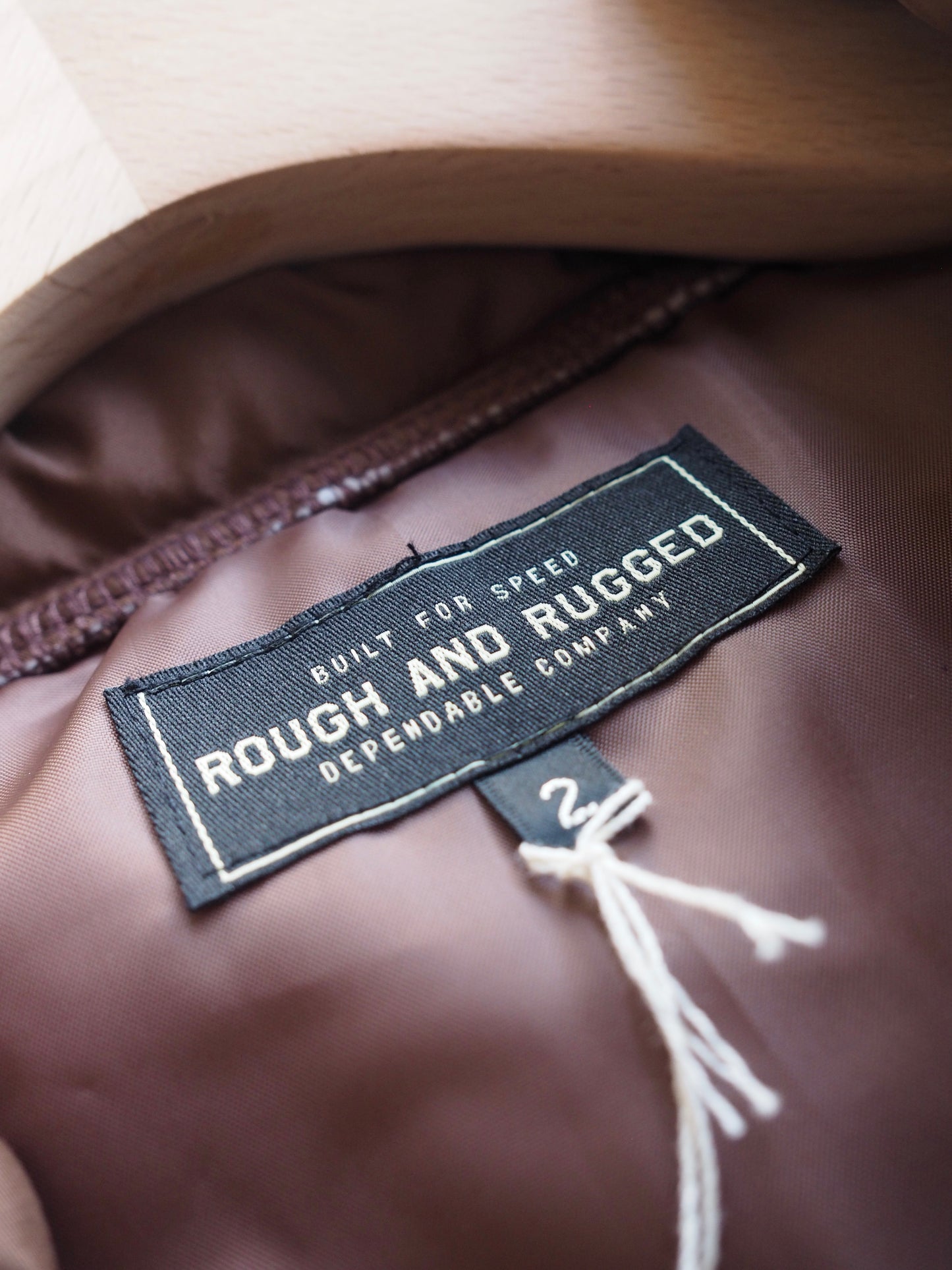 LIMITED ITEM ROUGH AND RUGGED RACING VEST パデットベスト ナイロン レーシングベスト Brown