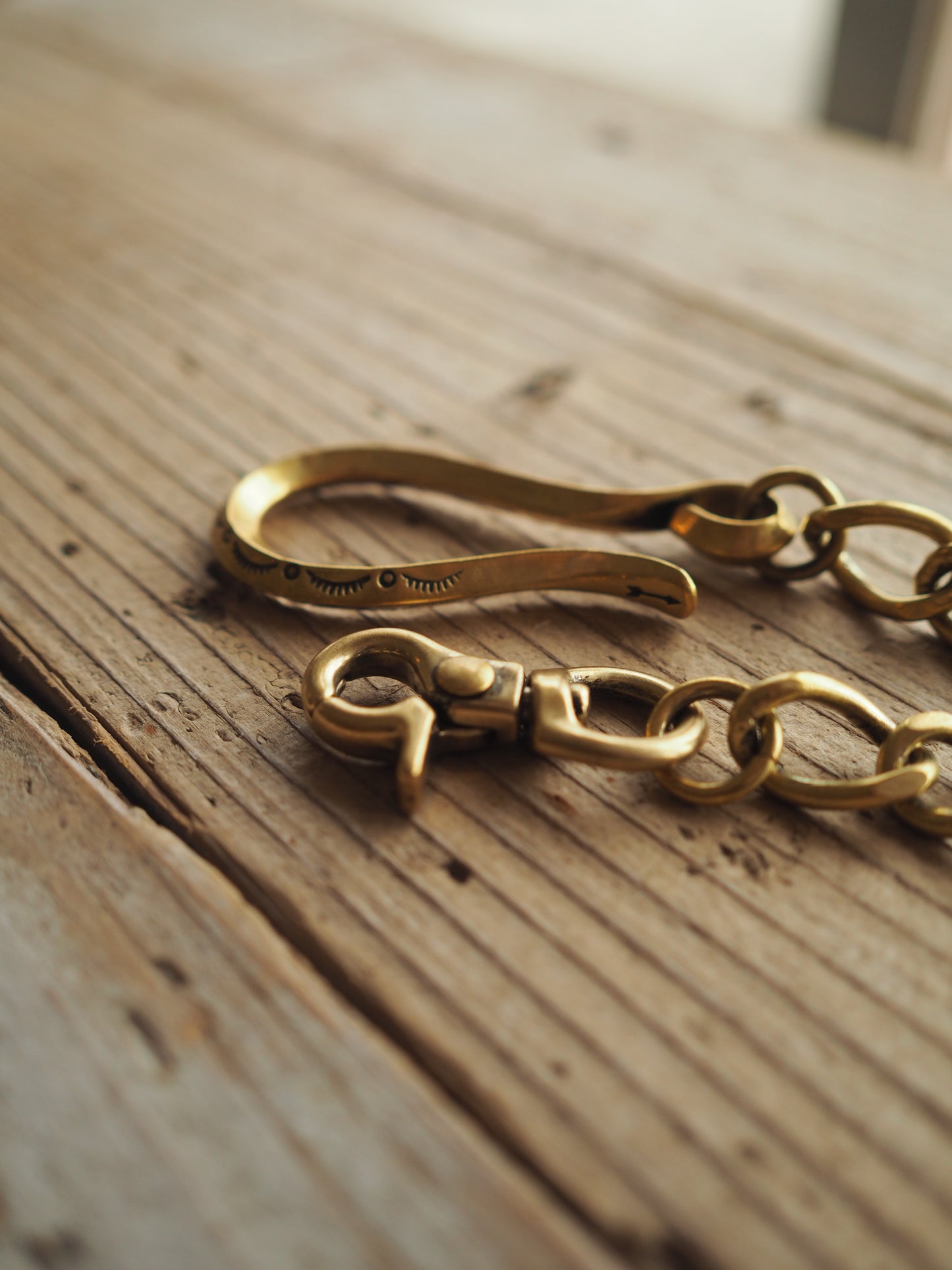 STAMPWORKS Brass Wallet Chain