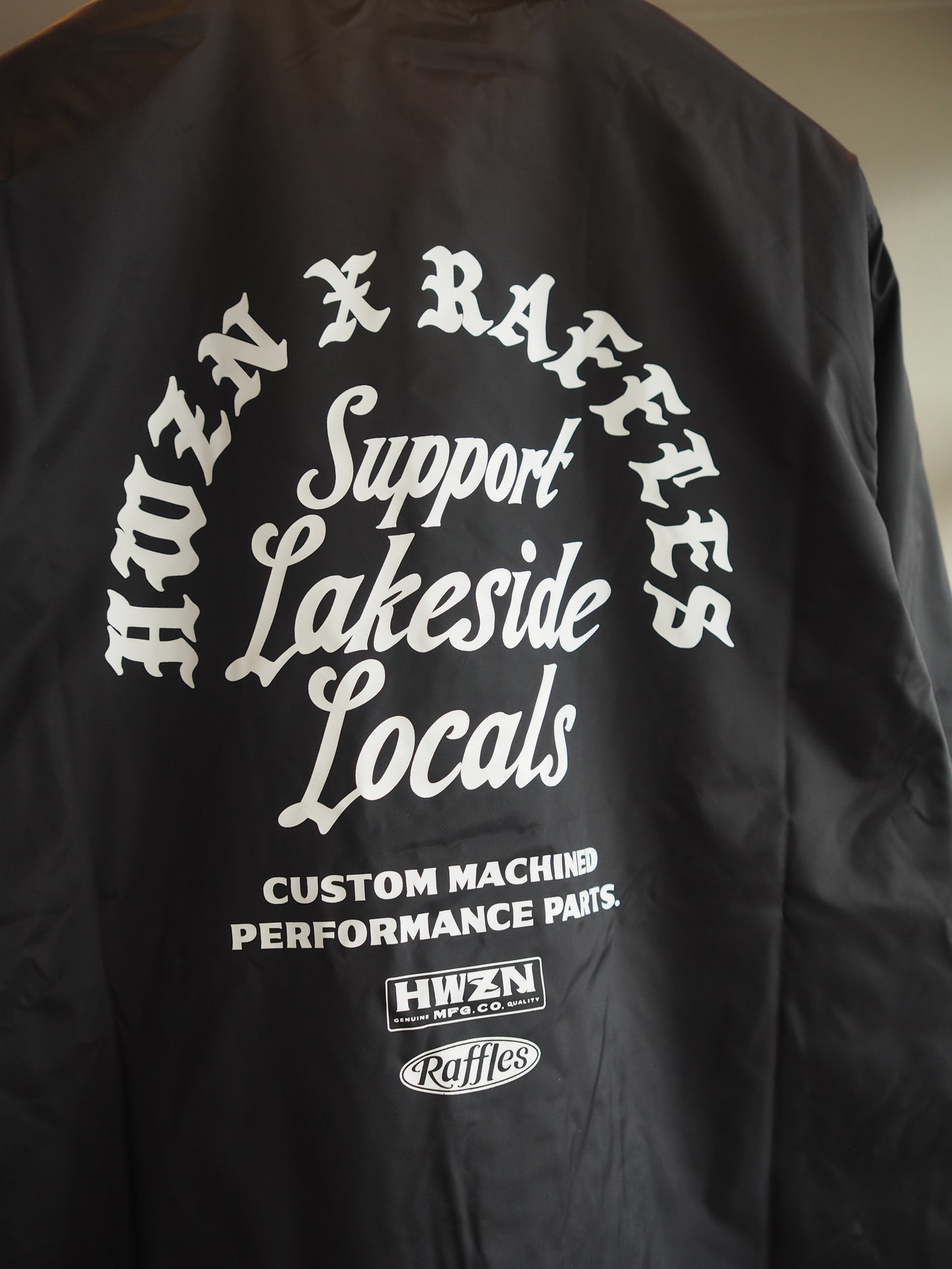 HWZN × Raffles double name coach jacket ハウゼンxラッフルズ コーチジャケット