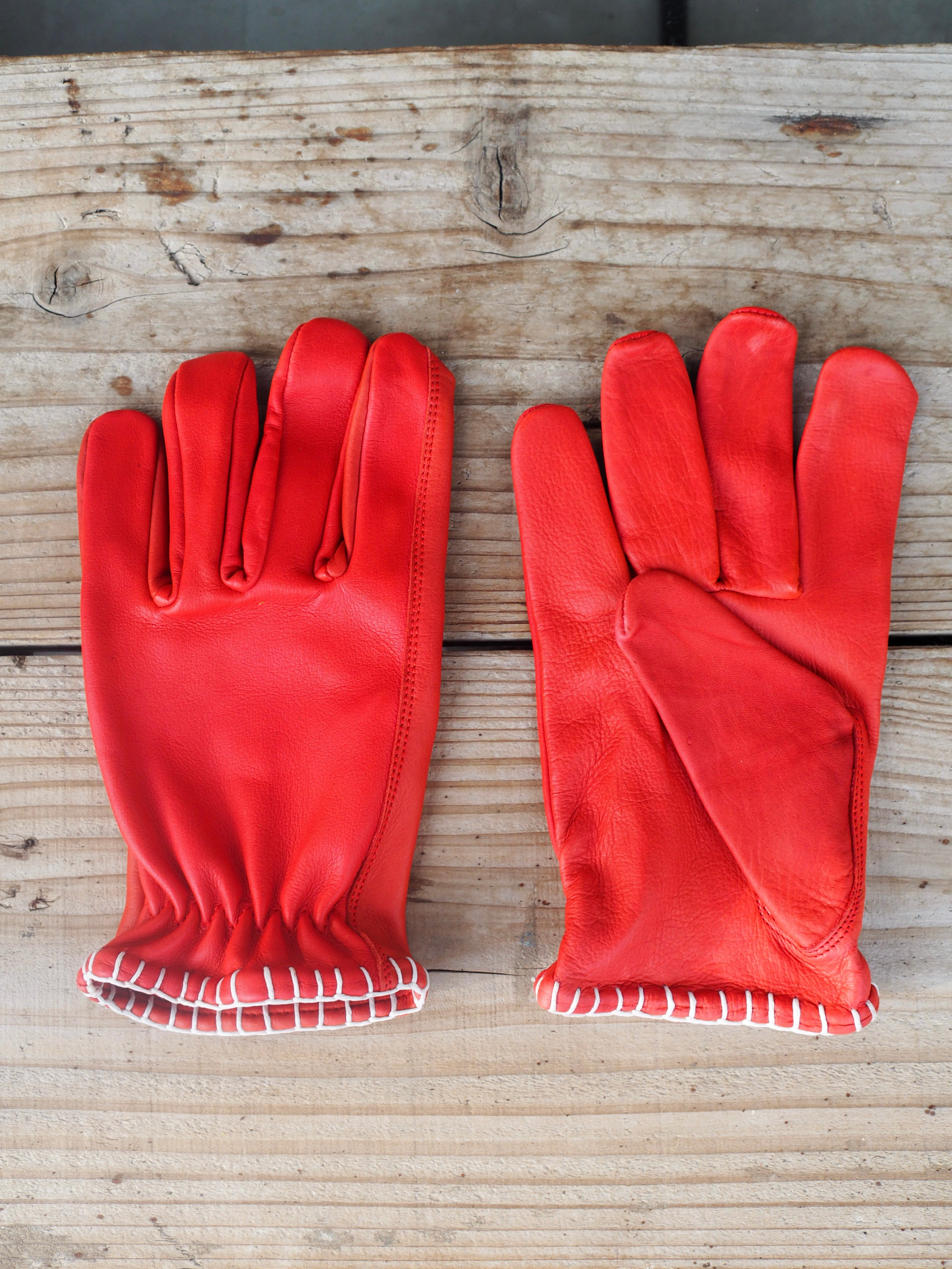 Signal Glove RED / white lace シグナルグローブ レッド / ホワイト