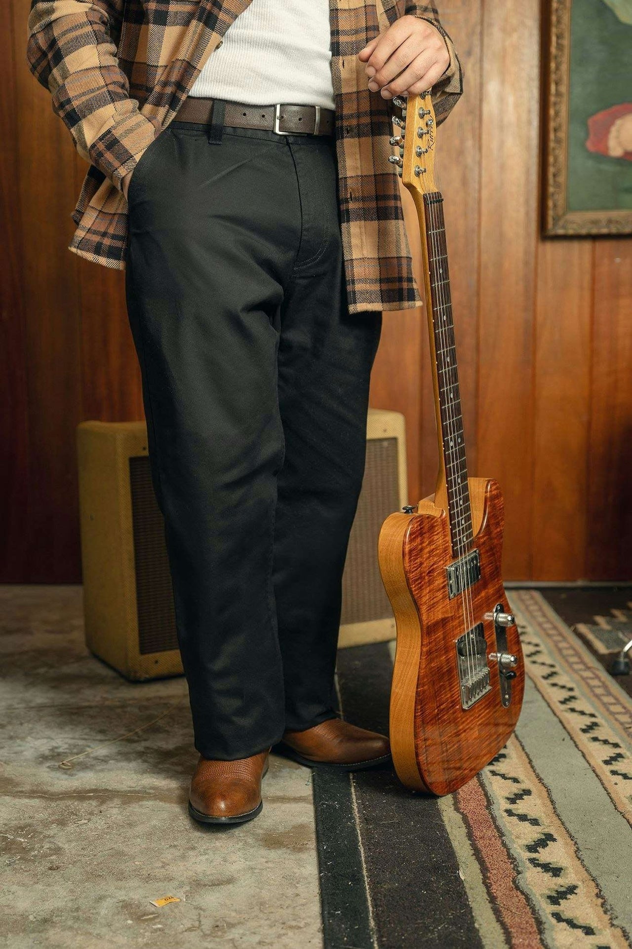 BRIXTON CHOICE CHINO RELAXED PANT BLACK