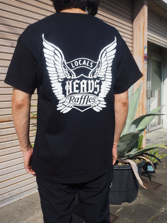 HEADS x Raffles original logo short sleeve T-shirt