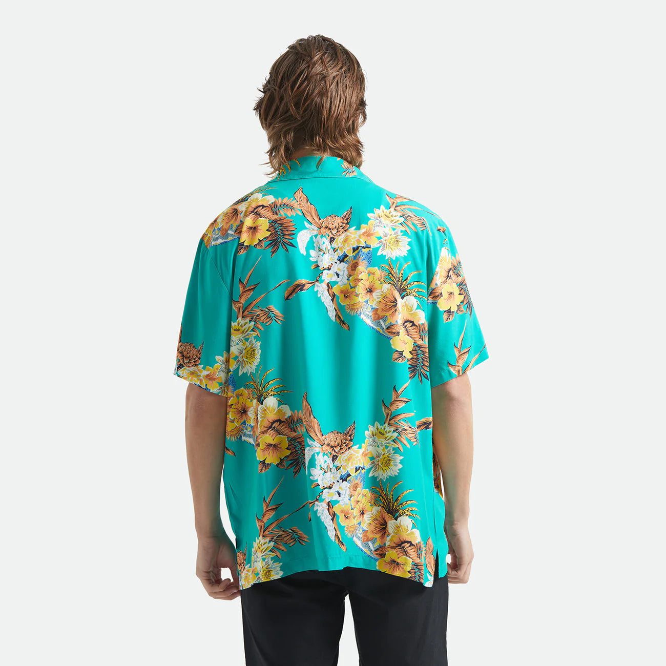 BRIXTON BUNKER VACATION S/S WVN ブリクストン バンカーバケーション リラックスショートスリーブシャツ