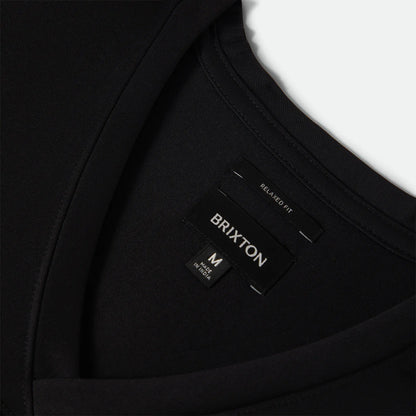 BRIXTON BAGGY MESH PRACTICE JERSEY - BLACK/WHITE CHIPPA ブリクストン バギーメッシュジャージ