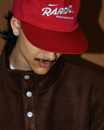 ROUGH AND RUGGED TRUCKER CAP RED / OX BLUE