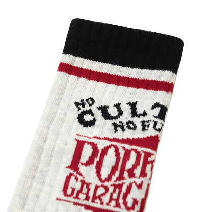 PORKCHOP GARAGE SUPPLY WAVE LOGO SOX ポークチョップガレージサプライ ウェーブロゴ ソックス