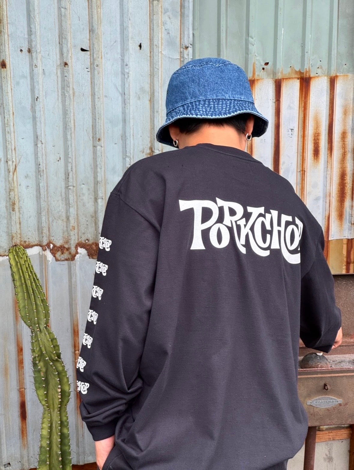 PORKCHOP GARAGE SUPPLY SC LOGO L/S TEE
