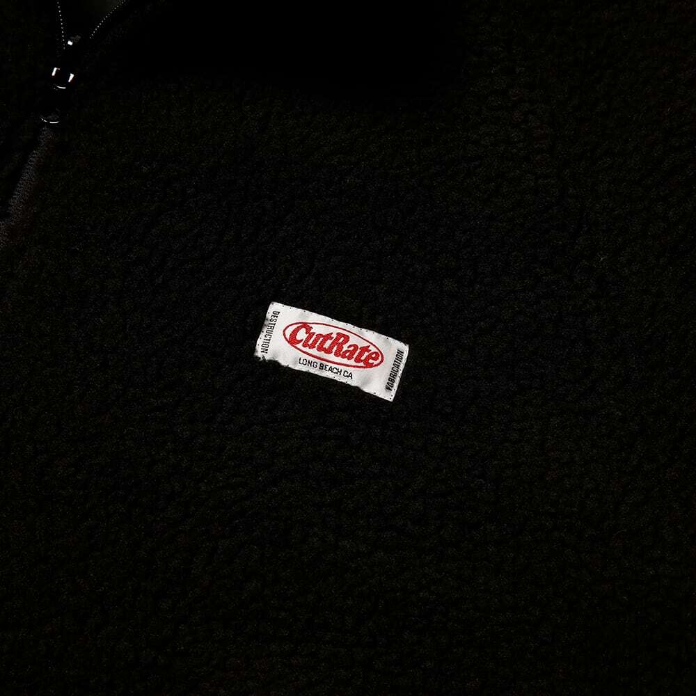 CUTRATE LOGO EMBROIDERY REVERSIBLE BOA JACKET　カットレイト　ロゴリバーシブルボアジャケット