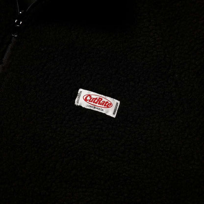 CUTRATE LOGO EMBROIDERY REVERSIBLE BOA JACKET　カットレイト　ロゴリバーシブルボアジャケット