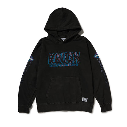 ROUGH AND RUGGED DESIGN HOODIE ラフアンドラゲッド デザインフーディー パーカー