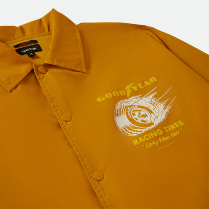 BRIXTON GOODYEAR SLICK WIND BREAKER NUGGET GOLD ブリクストン グッドイヤー コーチジャケット