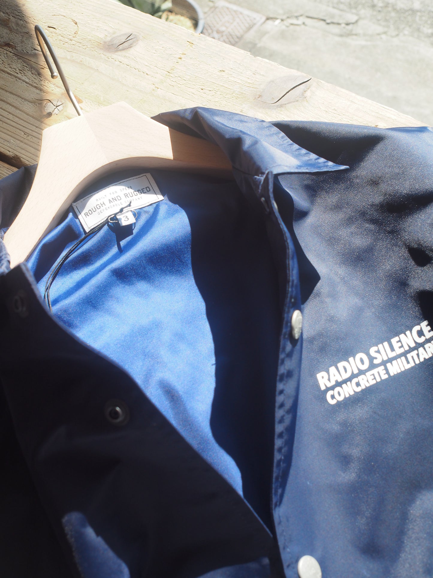 ROUGH AND RUGGED VISION ラフアンドラゲッド ビジョン MA-１ ウィンドブレーカー MIX コーチジャケット