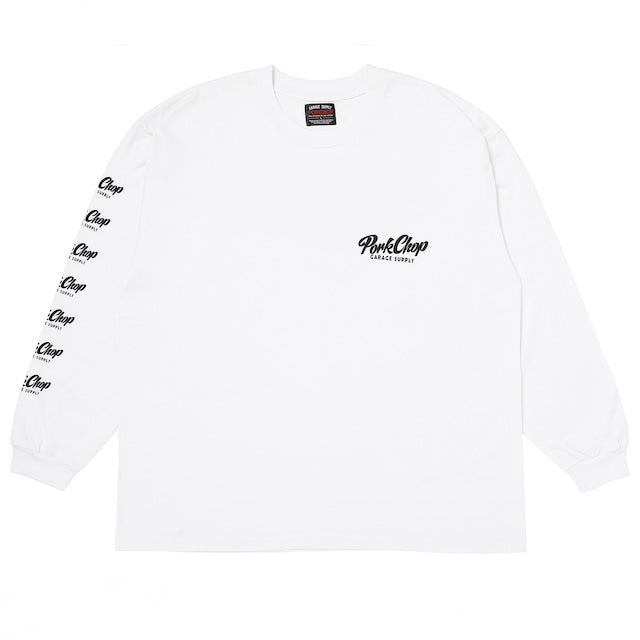 PORKCHOP GARAGE SUPPLY SCRIPT PORK L/S TEE ポークチョップガレージ