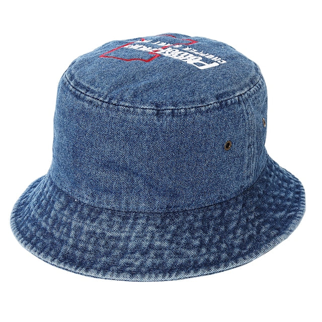 PORKCHOP GARAGE SUPPLY P POWER DENIM BUCKET HAT