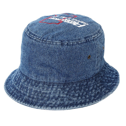 PORKCHOP GARAGE SUPPLY P POWER DENIM BUCKET HAT