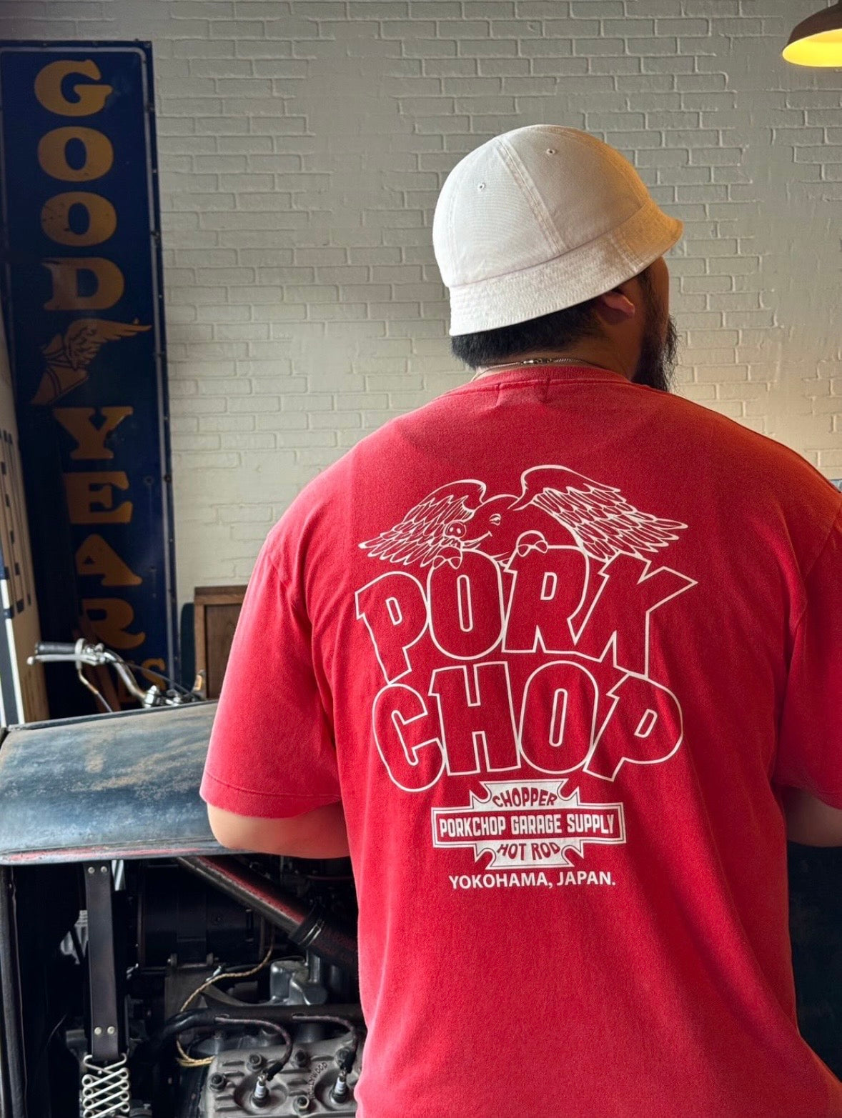 PORKCHOP GARAGE SUPPLY WAVE&WP TEE