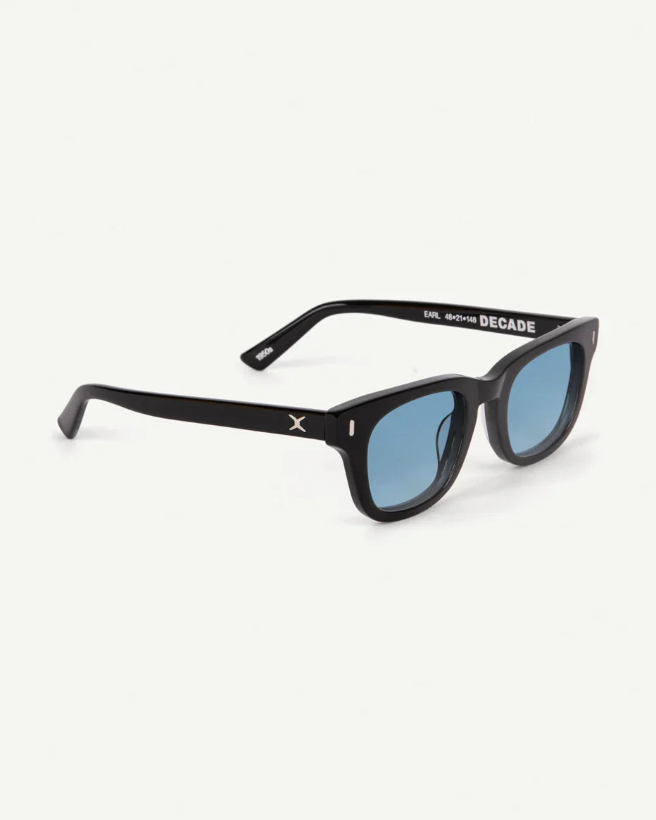 DECADE eyewear EARL 50s GLOSS BLACK / BLUE