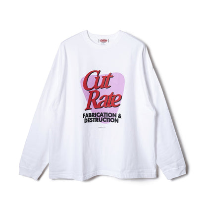CUTRATE F&D LOGO L/S TEE　カットレイト　F&DロゴロングスリーブTシャツ