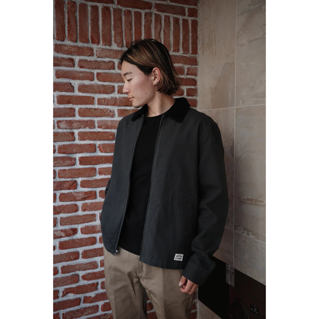 BRIXTON MECHANIC GARAGE ZIP JKT　ブリクストン　メカニックガレージジップジャケット