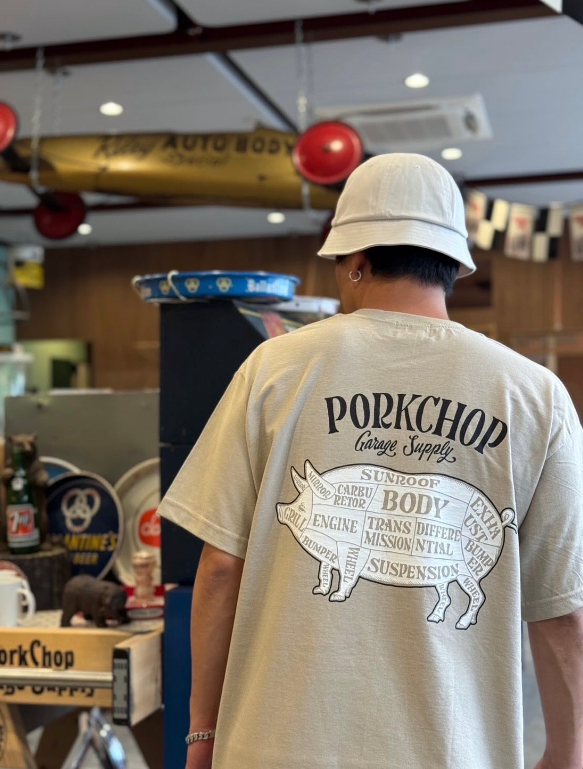 PORKCHOP GARAGE SUPPLY PORK BACK TEE