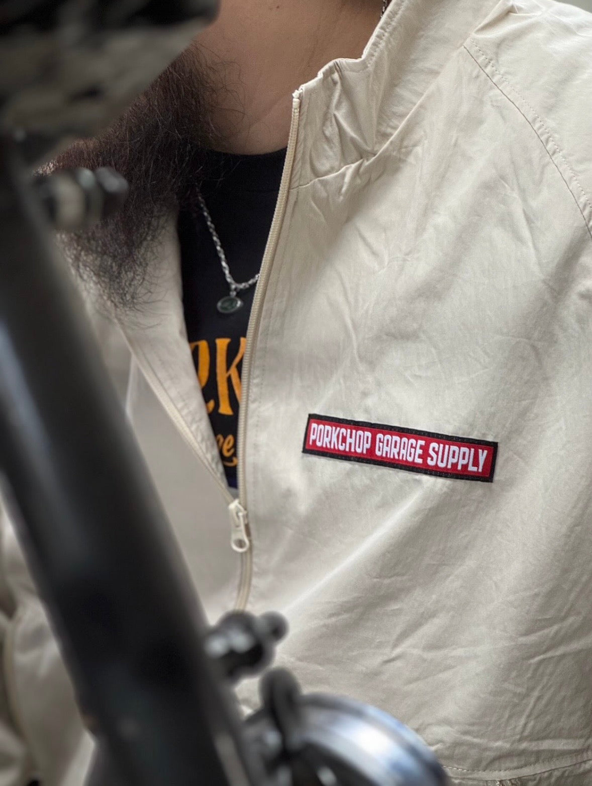 PORKCHOP GARAGE SUPPLY BAR&SHIELD TRACK JKT ポークチョップガレージ