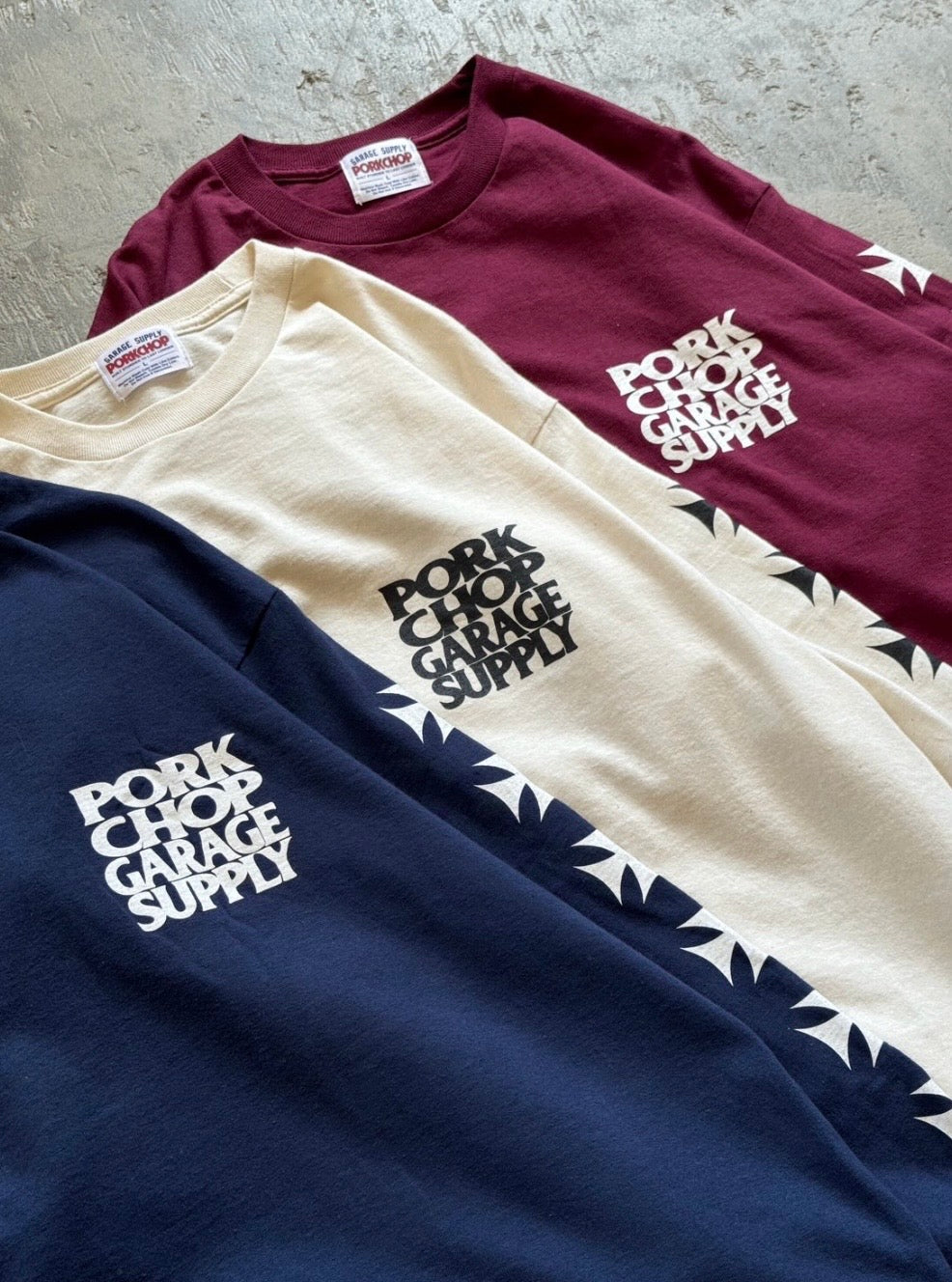 PORKCHOP GARAGE SUPPLY C&H LOGO L/S TEE