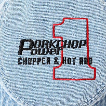 PORKCHOP GARAGE SUPPLY P POWER DENIM BUCKET HAT