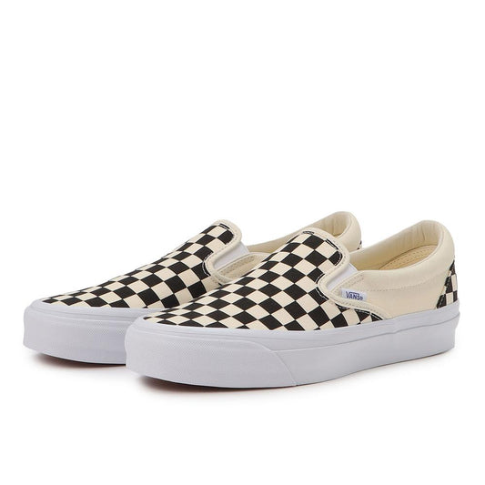 VANS PREMIUM Slip-On Reissue 98 CHECKERBOARD BLACK/OFF WHITE