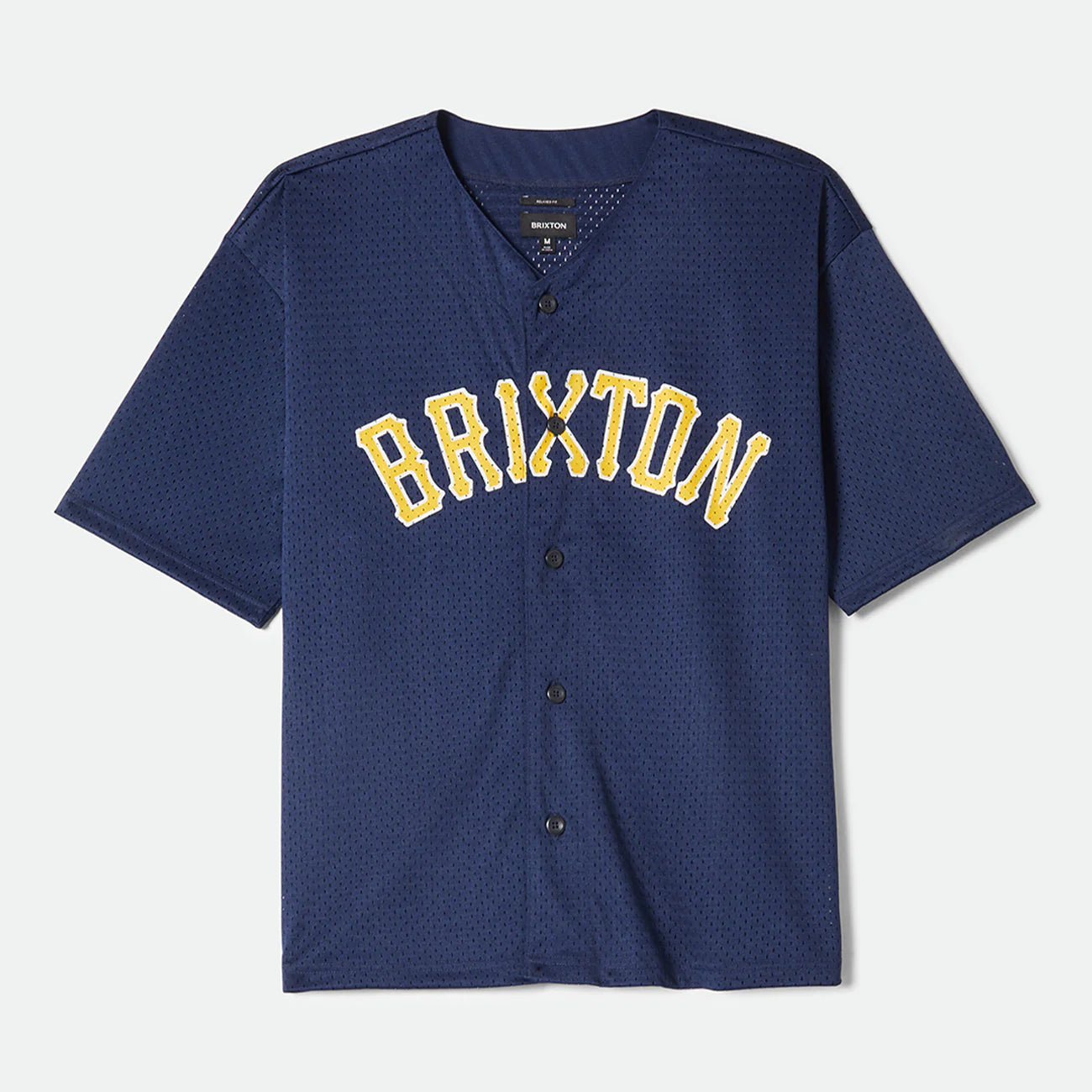 BRIXTON THE BRIXTON MESH BASEBALL JERSEY - WASHED NAVY ブリクストン メッシュベースボールジャージ