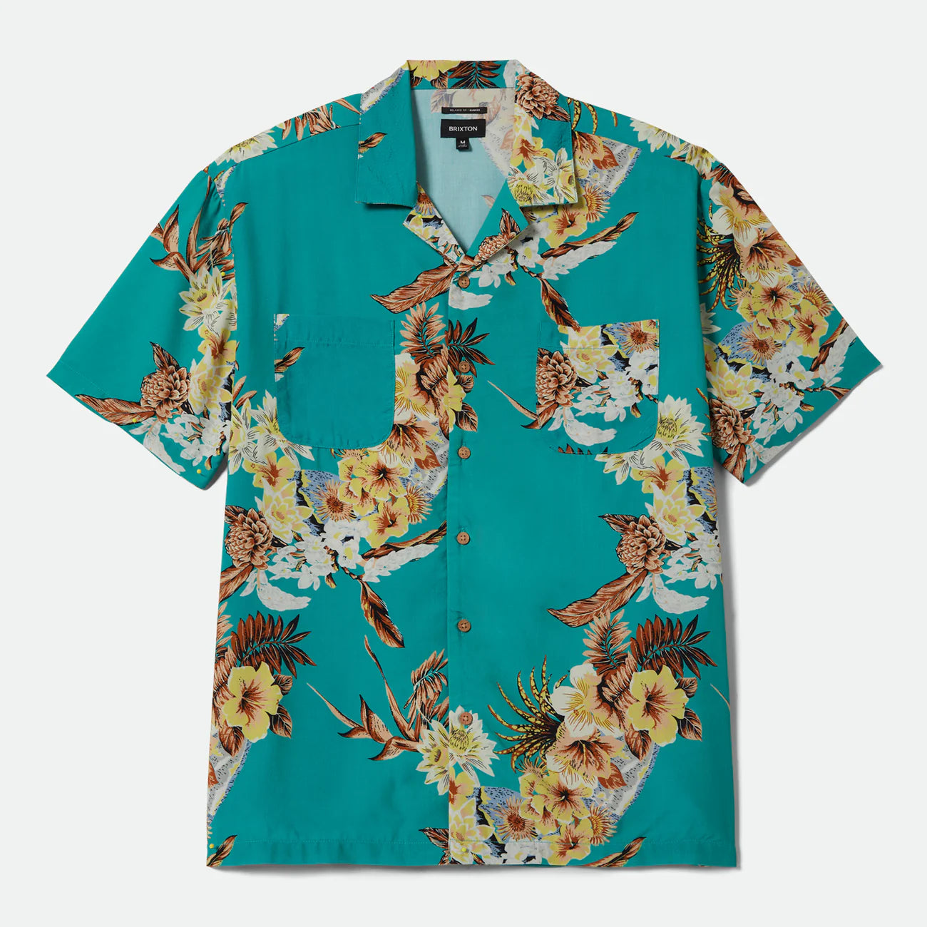 BRIXTON BUNKER VACATION S/S WVN ブリクストン バンカーバケーション リラックスショートスリーブシャツ