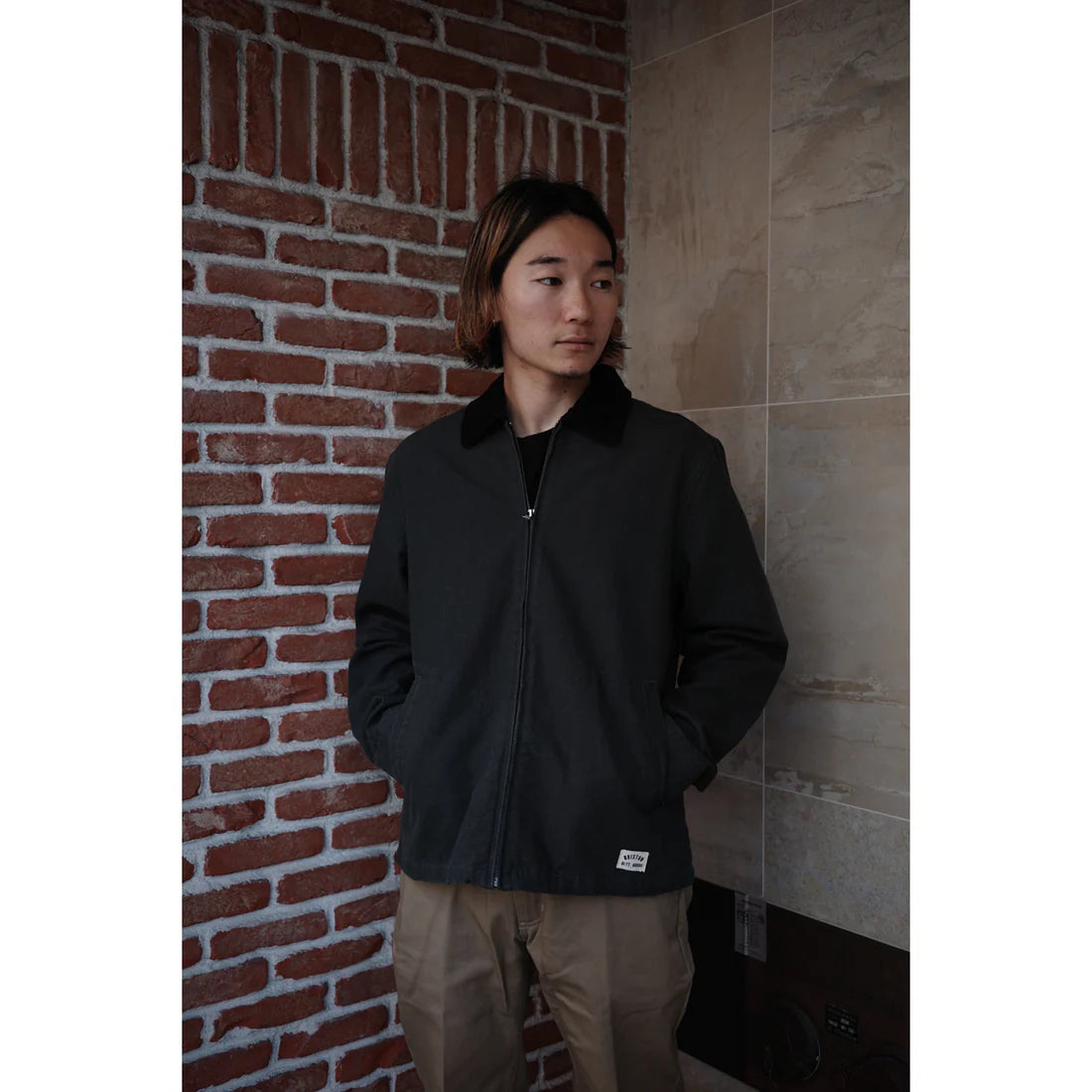 BRIXTON MECHANIC GARAGE ZIP JKT　ブリクストン　メカニックガレージジップジャケット