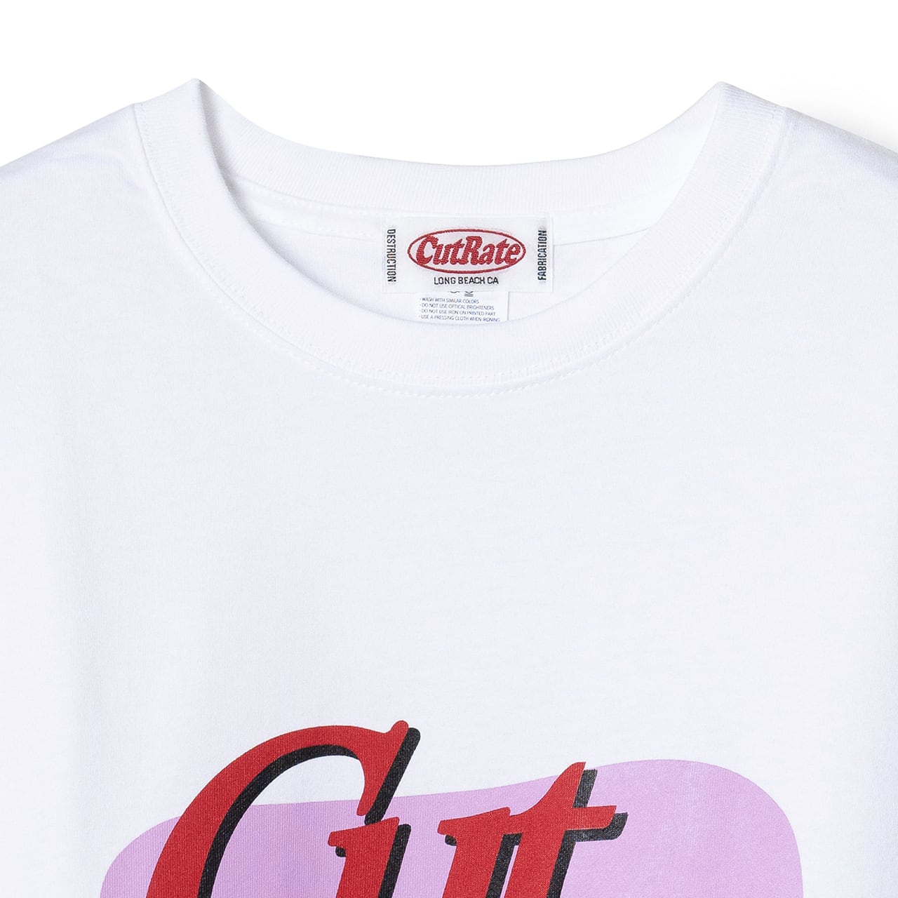 CUTRATE F&D LOGO L/S TEE　カットレイト　F&DロゴロングスリーブTシャツ