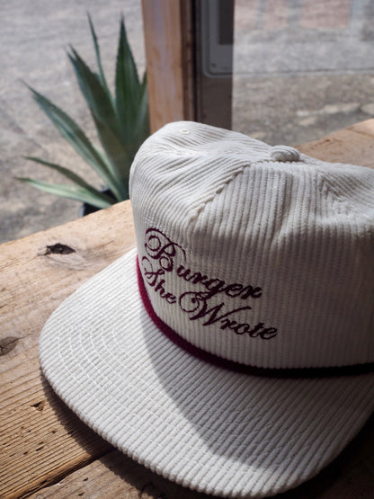 BRIXTON BURGER SHE WROTE SNAPBACK - NATURAL