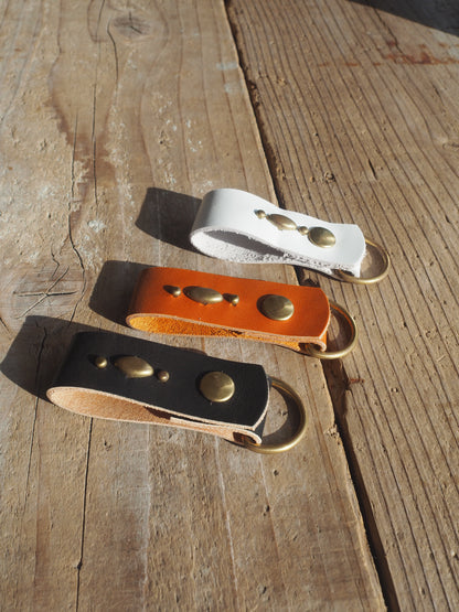 RALLY FACTORY leather loop key holder　ラリーファクトリー　レザーループキーホルダー