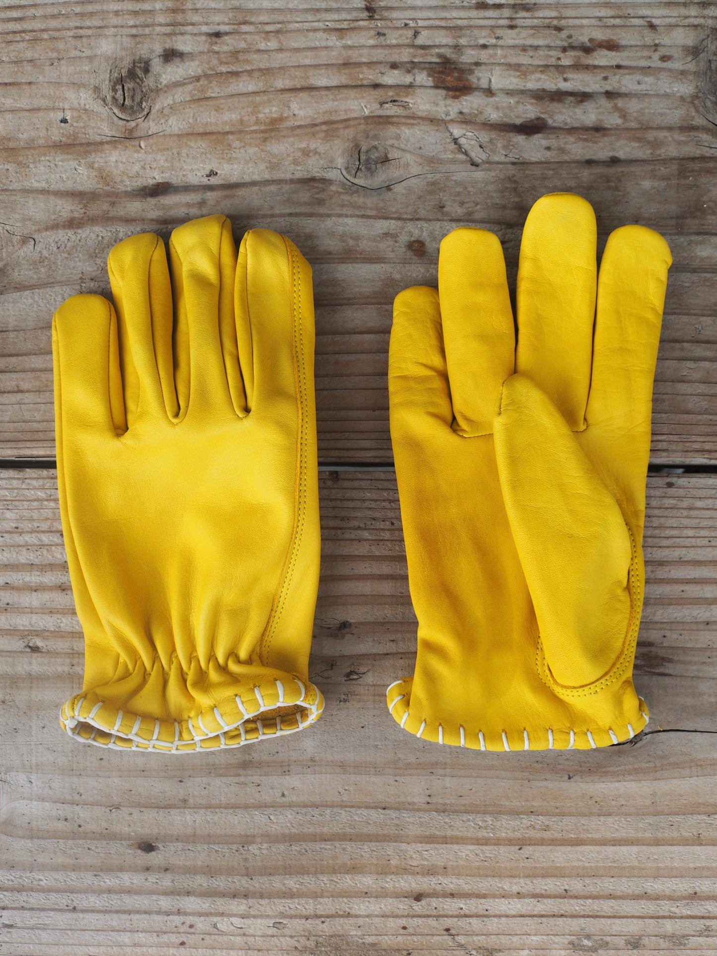 Signal Glove YELLOW / white lace