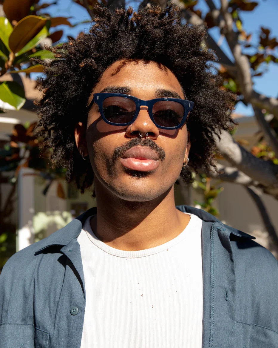 DECADE eyewear EARL 50s BLUE / GREY-POLARIZED (偏光)