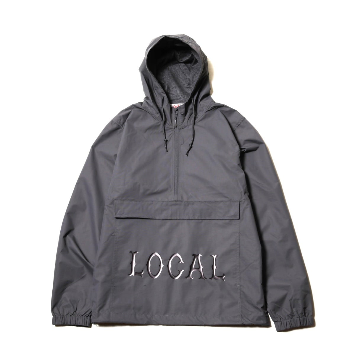 CUTRATE CLASSIC LOCAL LOGO NYLON ANORAK HOODIE　カットレイト　クラシックローカルロゴ　ナイロンフードジャケット